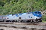 Late running eastbound "Empire Builder" rolls through Hoffman